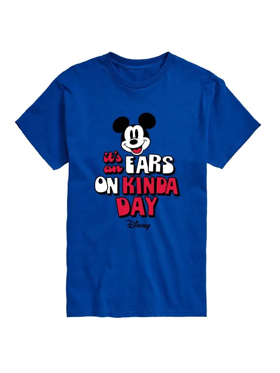 Футболка с принтом It's An Ears On Kinda Day AIRWAVES — изображение 1 из 3, синий