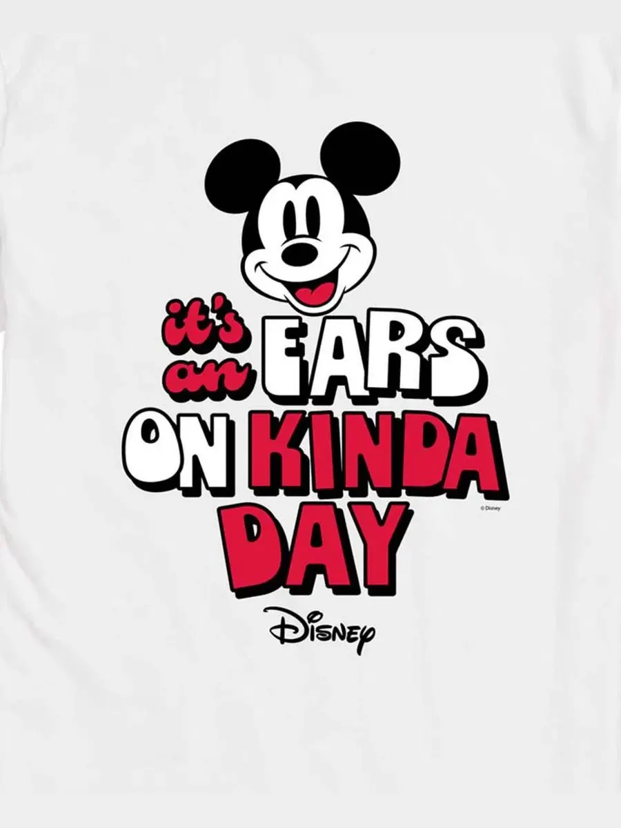 Футболка с принтом Its An Ears On Kinda Day AIRWAVES — изображение 3 из 3, белый