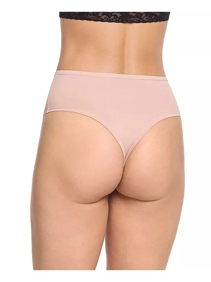 Женские стринги с высоким вырезом Your Fit Hanky Panky — изображение 2 из 2, коричневый