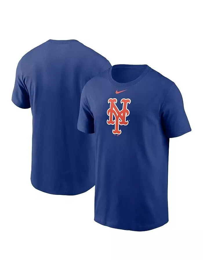 Мужская футболка с логотипом Royal New York Mets Fuse Nike — изображение 1 из 3, королевский