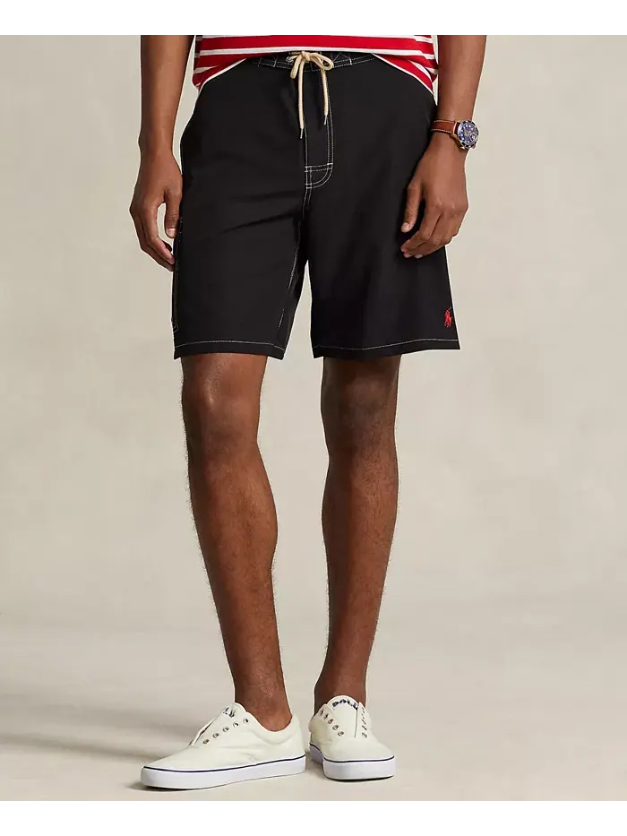 Мужские плавки Kailua Classic-Fit длиной 8,5 дюймов Polo Ralph Lauren — изображение 1 из 5, черный