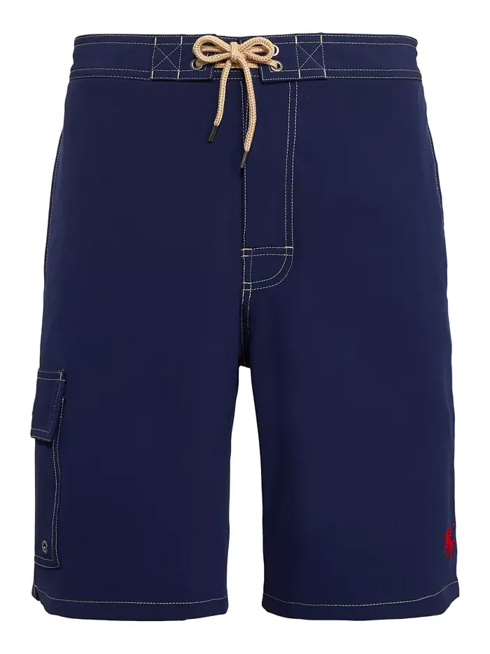 Мужские плавки Kailua Classic-Fit длиной 8,5 дюймов Polo Ralph Lauren — изображение 5 из 5, темно-синий