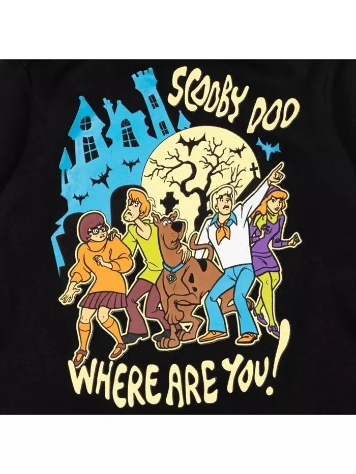 Шегги Велма Little Boys Scooby Doo [Размер Диапазон Описание1] Флисовая толстовка с капюшоном — изображение 2 из 7, черный