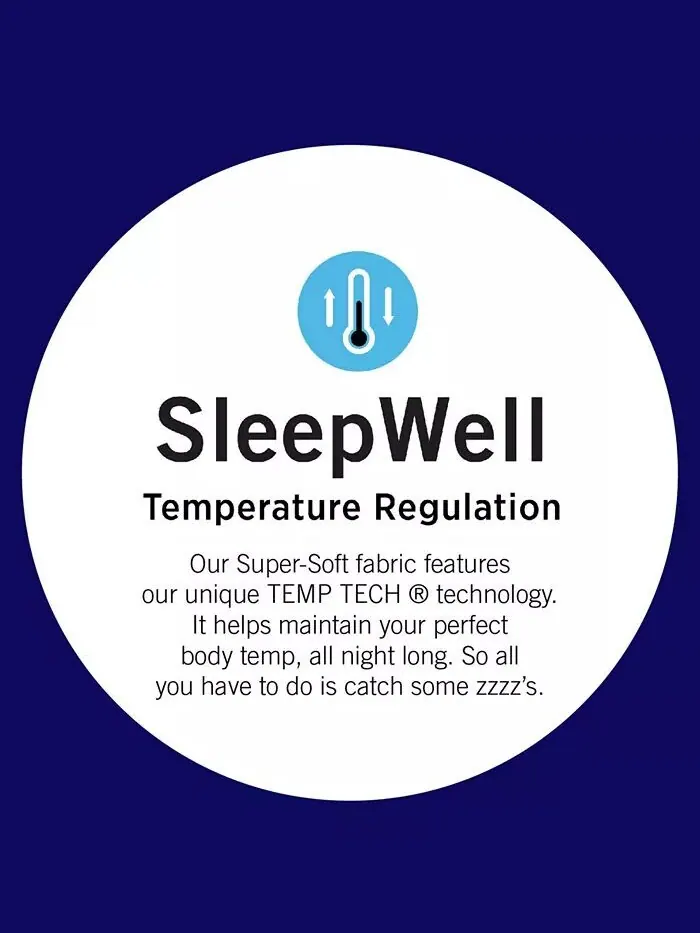 Женские пижамные брюки-капри Sleepwell Printed Knit, изготовленные с использованием технологии — изображение 6 из 6, белый