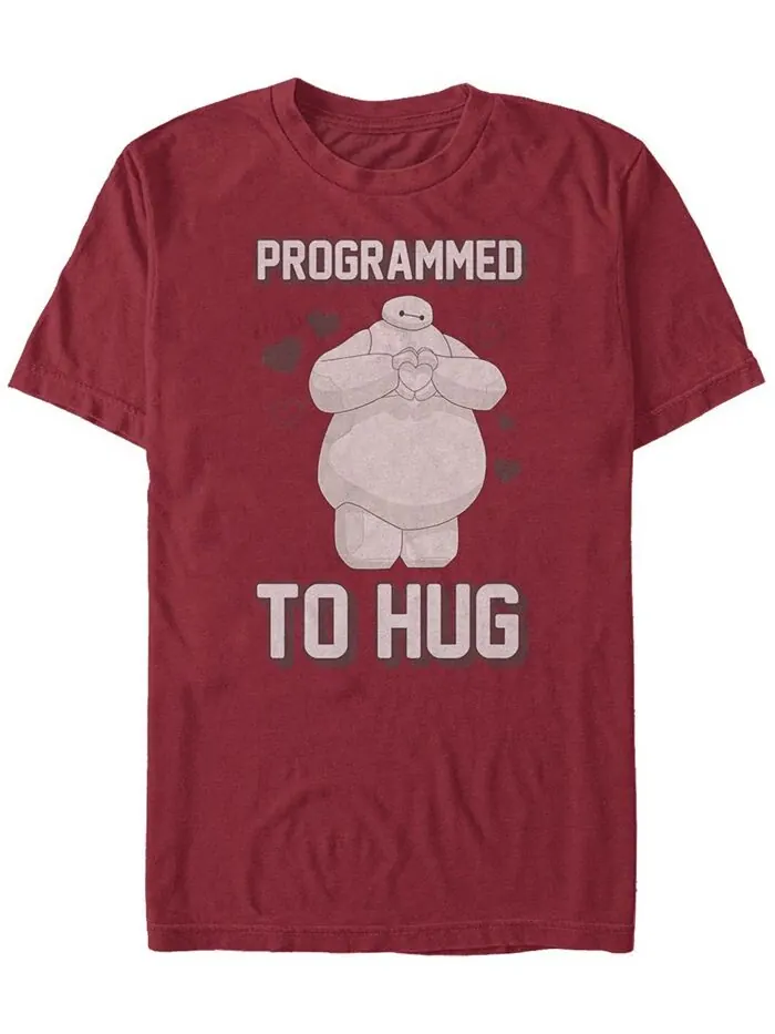 Мужская футболка с короткими рукавами и круглым вырезом Programmed to Hug Fifth Sun — изображение 1 из 1, красный