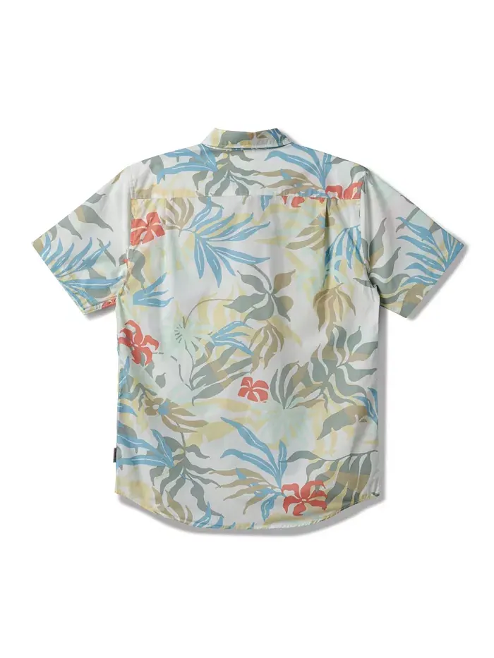 Мужская классическая рубашка с коротким рукавом Blueweed Quiksilver — изображение 7 из 7, белый