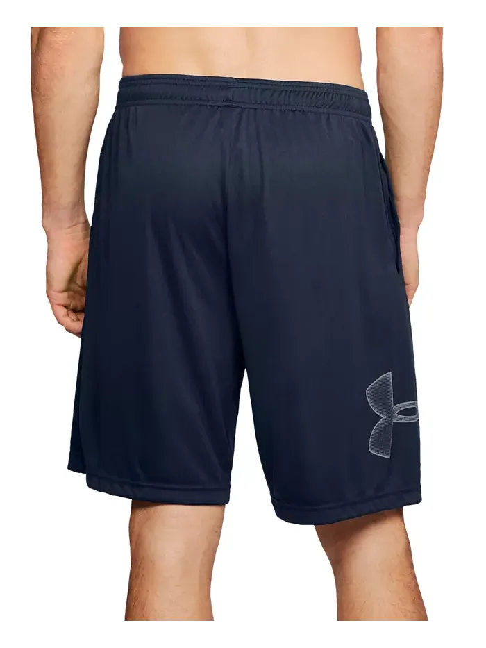 Мужские шорты UA Tech Logo длиной 10" Under Armour — изображение 2 из 3, темно-синий