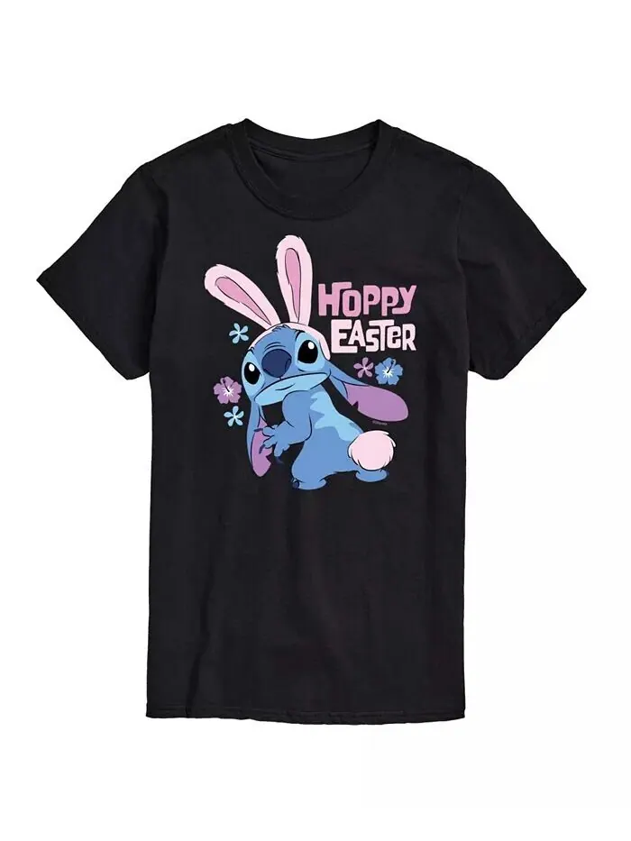 Мужские футболки с коротким рукавом Lilo and Stitch AIRWAVES — изображение 1 из 5, черный