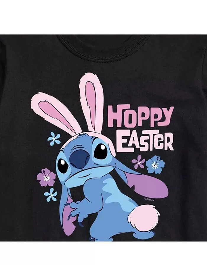 Мужские футболки с коротким рукавом Lilo and Stitch AIRWAVES — изображение 3 из 5, черный