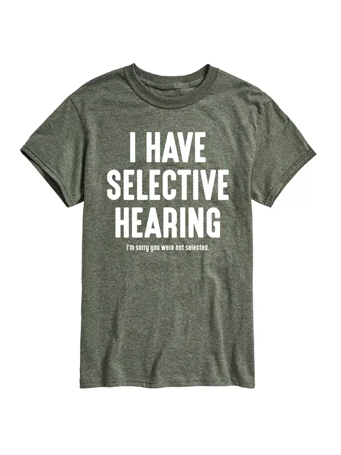 Футболка мужская с коротким рукавом Hybrid Apparel Selective Hearing AIRWAVES — изображение 1 из 9, зеленый