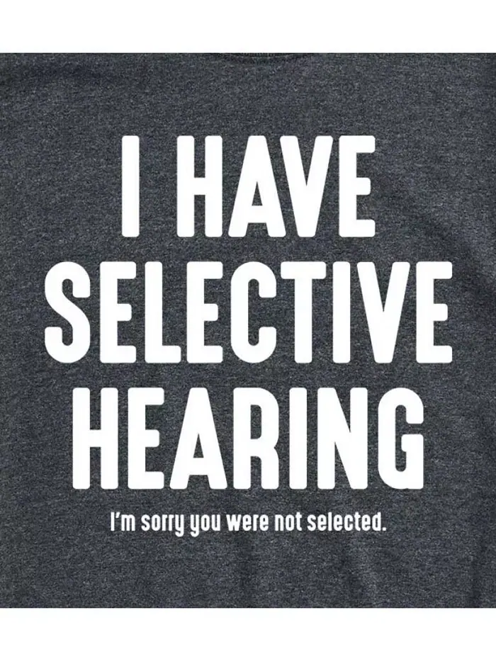 Футболка мужская с коротким рукавом Hybrid Apparel Selective Hearing AIRWAVES — изображение 6 из 9, синий
