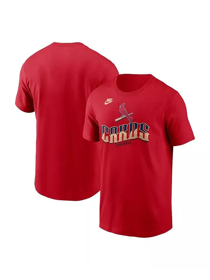 Мужская красная футболка местного родного города St. Louis Cardinals Nike — изображение 1 из 3