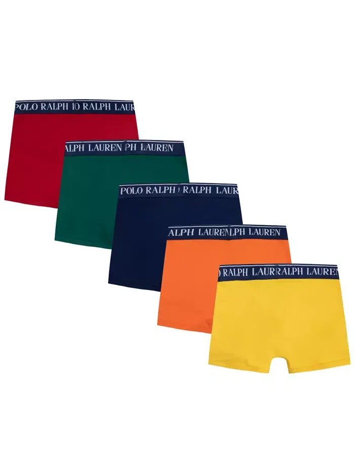 Боксеры Big Boys Stretch, 5 штук в упаковке Polo Ralph Lauren — изображение 6 из 8, черный