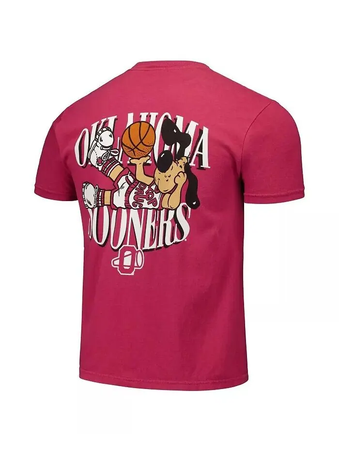Мужская и женская футболка Oklahoma Sooners Hyper Local Top Daug Slam Dunk Image One — изображение 5 из 5, черный