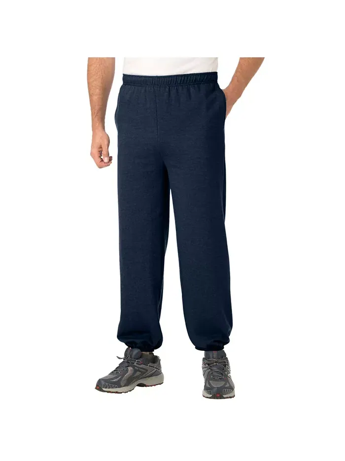 Брюки спортивные Big & Tall с манжетами на резинке из флиса KingSize