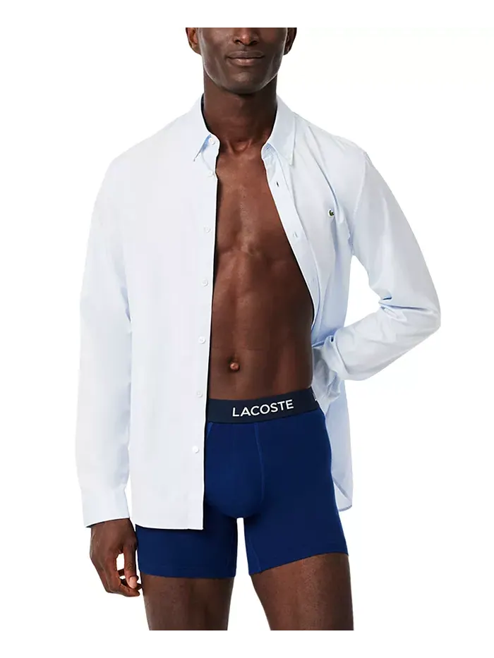 Боксеры Lacoste, мужские, классические, эластичные — изображение 2 из 2, белый