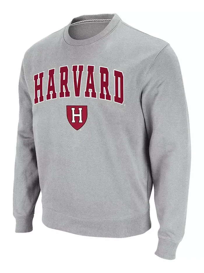 Мужская толстовка Harvard Crimson с вышивкой командной арки и логотипом Colosseum — изображение 4 из 5, белый