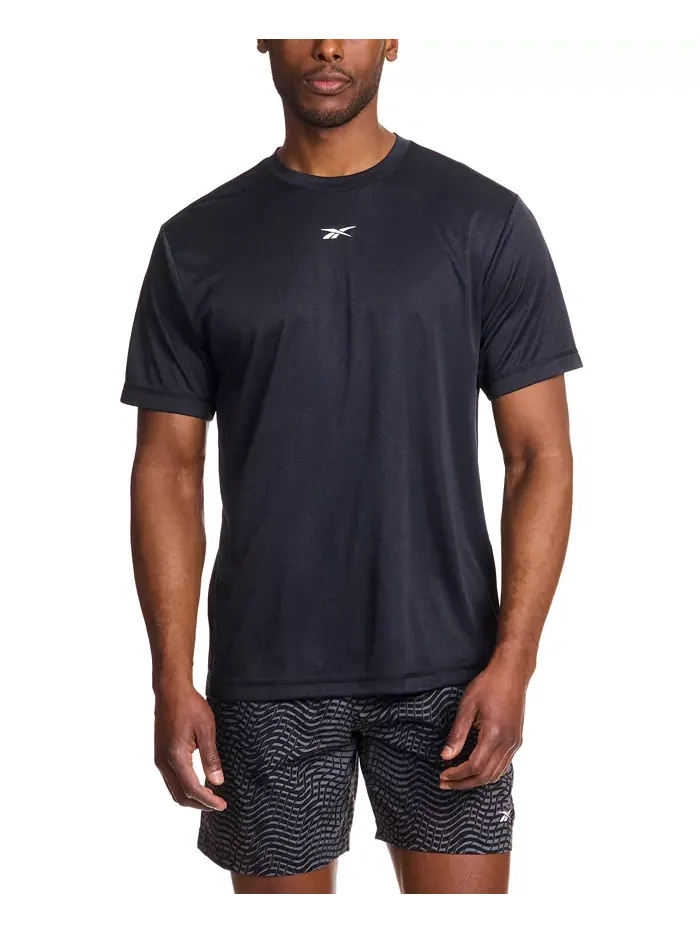 Мужская футболка Tech Regular-Fit с логотипом Reebok — изображение 1 из 3, черный