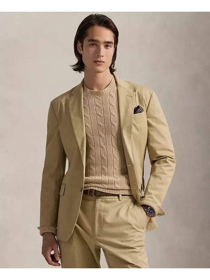 Мужская пиджак-поло неструктурированный современный пиджак Polo Ralph Lauren