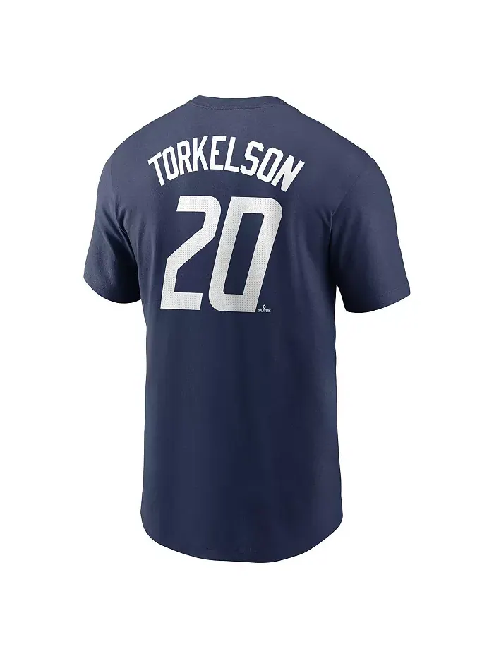 Мужская футболка Spencer Torkelson Detroit Tigers 2024 City Connect Fuse с именем и номером — изображение 2 из 3, синий