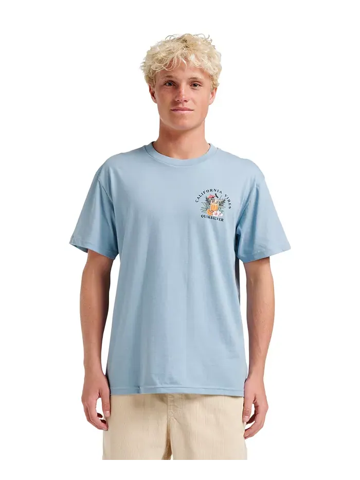 Мужская футболка California Vibes Quiksilver — изображение 3 из 3, белый