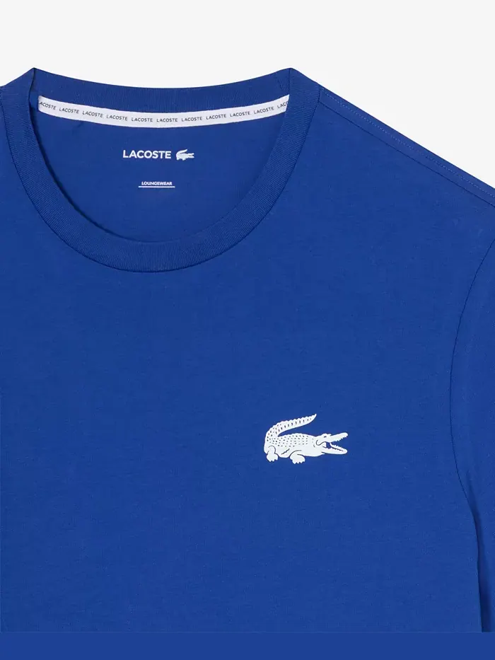 Футболка Lacoste, мужская, для сна и отдыха — изображение 7 из 8, зеленый