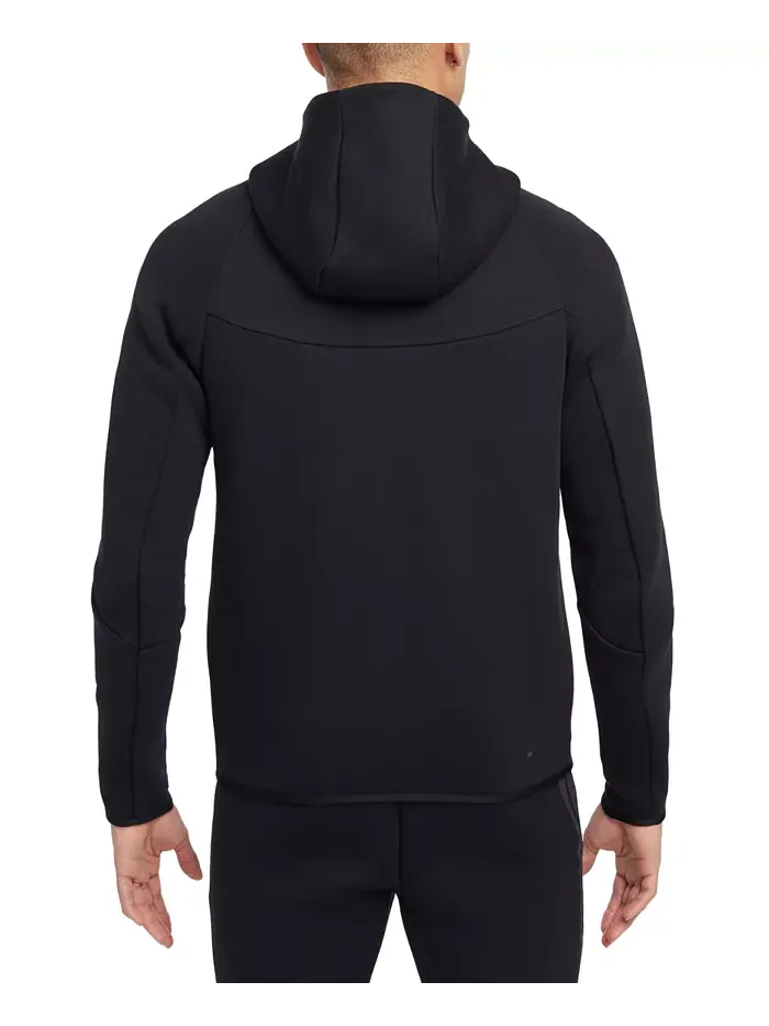 Мужская худи Tech Fleece Full-Zip Windrunner с логотипом Nike — изображение 5 из 5, черный