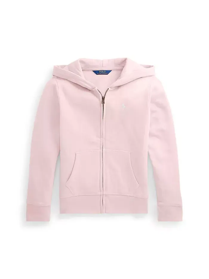 Детская флисовая худи с молнией для девочек 7-16 лет Polo Ralph Lauren