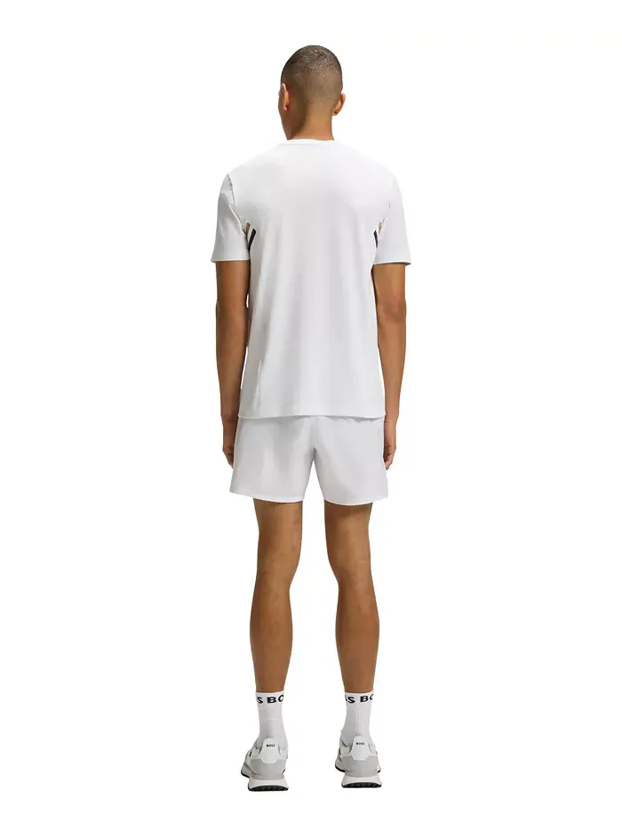 Мужская футболка Active Moisture Management Slim-Fit Hugo Boss — изображение 3 из 4, белый