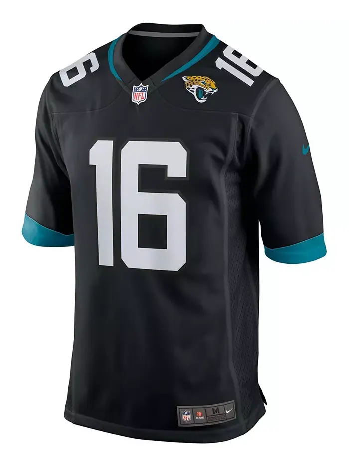 Мужская альтернативная игровая футболка Jacksonville Jaguars Тревора Лоуренса Nike — изображение 4 из 5, белый