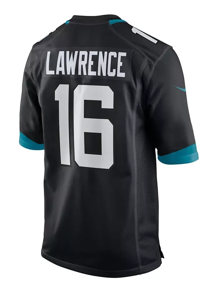 Мужская альтернативная игровая футболка Jacksonville Jaguars Тревора Лоуренса Nike — изображение 5 из 5, белый