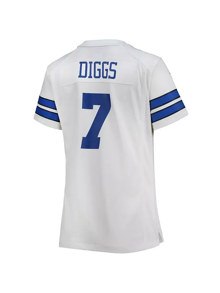Мужская и женская игровая футболка Dallas Cowboys Тревона Диггса Nike — изображение 3 из 5, белый