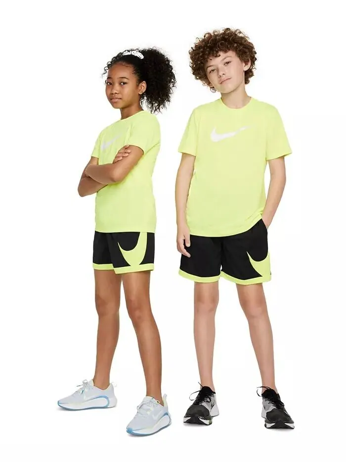 Футболка Dri-FIT с круглым вырезом Big Kids' Legend с логотипом-галочкой Nike — изображение 3 из 7, черный