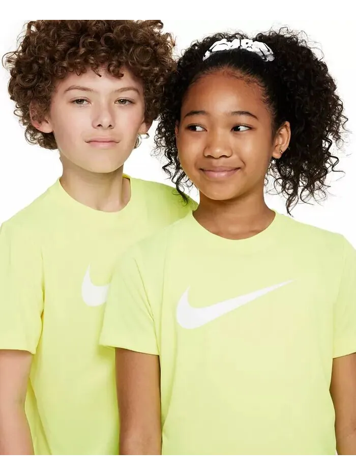 Футболка Dri-FIT с круглым вырезом Big Kids' Legend с логотипом-галочкой Nike — изображение 5 из 7, черный