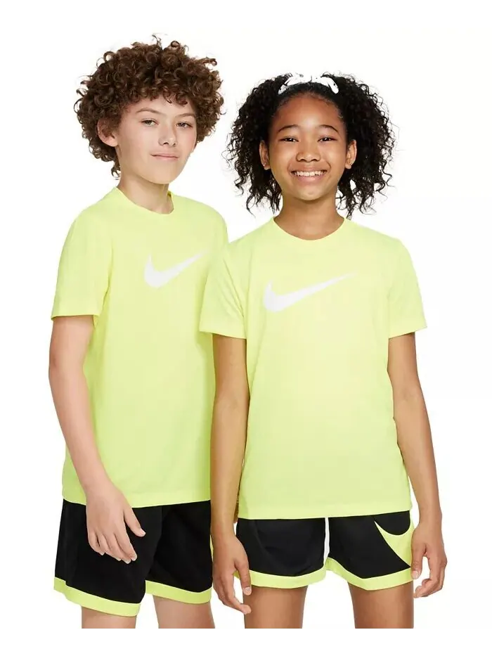 Футболка Dri-FIT с круглым вырезом Big Kids' Legend с логотипом-галочкой Nike — изображение 6 из 7, черный