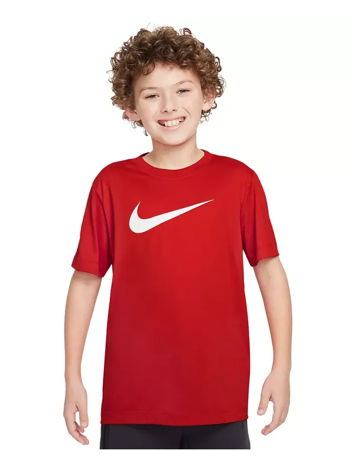Футболка с длинным рукавом Big Kids' Legend с логотипом Swoosh технология Dri-FIT Nike