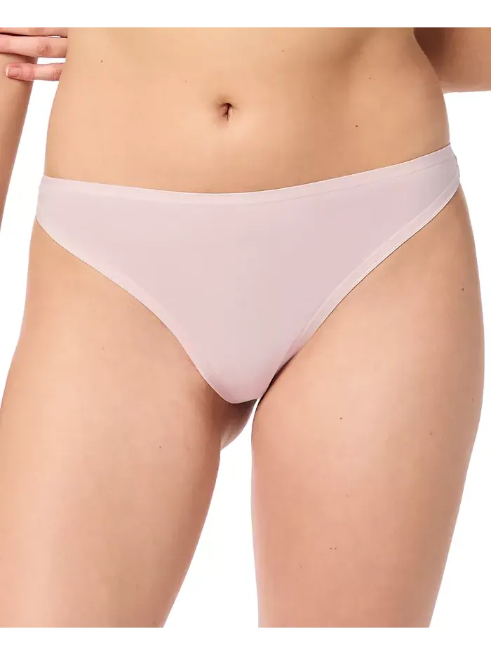 Женские хлопковые стринги с эффектом растяжки GapBody GPW00283 — серый