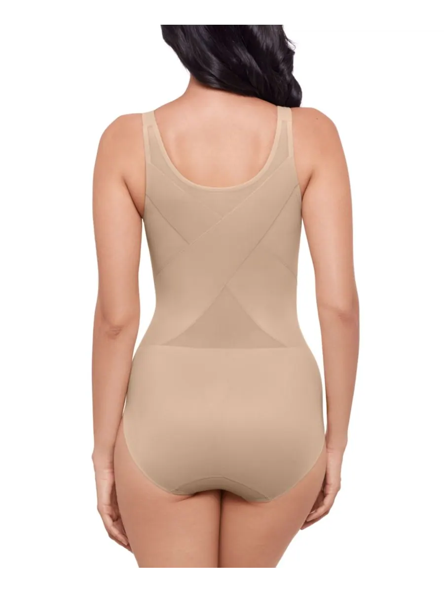 Женский корректирующий боди с запахом на спине 2430 Miraclesuit — изображение 3 из 3, бежевый
