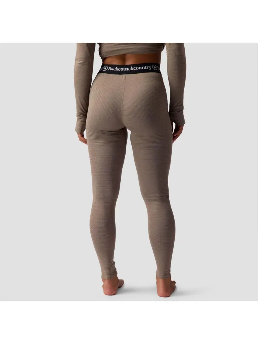 Женские леггинсы Pines Microgrid Ultra-Lt Baselayer Bottom, легкие и удобные Backcountry, Fallen — изображение 2 из 6, серый