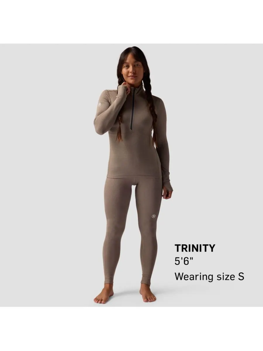Женские леггинсы Pines Microgrid Ultra-Lt Baselayer Bottom, легкие и удобные Backcountry, Fallen — изображение 4 из 6, серый
