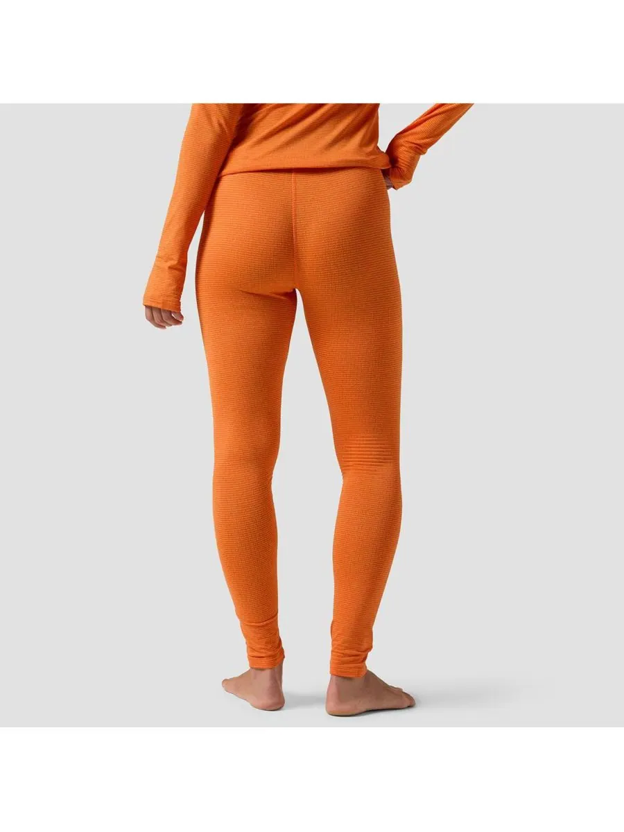 Женские леггинсы Pines Microgrid Ultra-Lt Baselayer Bottom, легкие и удобные Backcountry — изображение 3 из 5, оранжевый