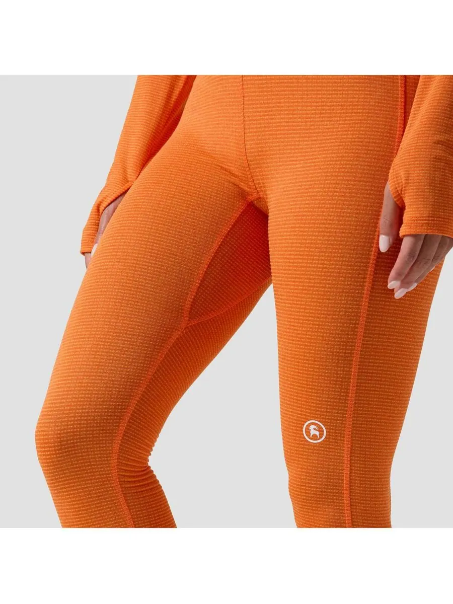 Женские леггинсы Pines Microgrid Ultra-Lt Baselayer Bottom, легкие и удобные Backcountry — изображение 5 из 5, оранжевый