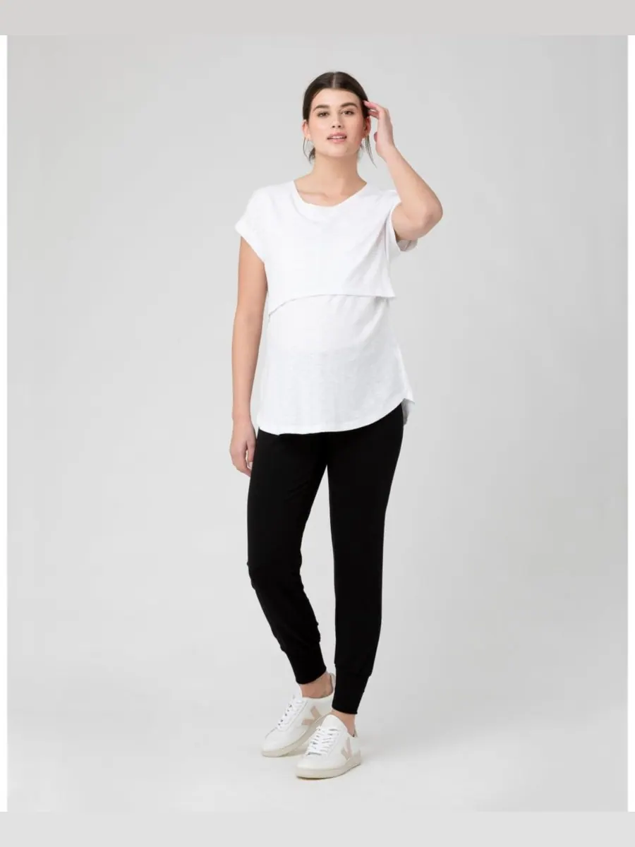 Футболка для кормления Ripe Richie для беременных Ripe Maternity — изображение 4 из 7, белый