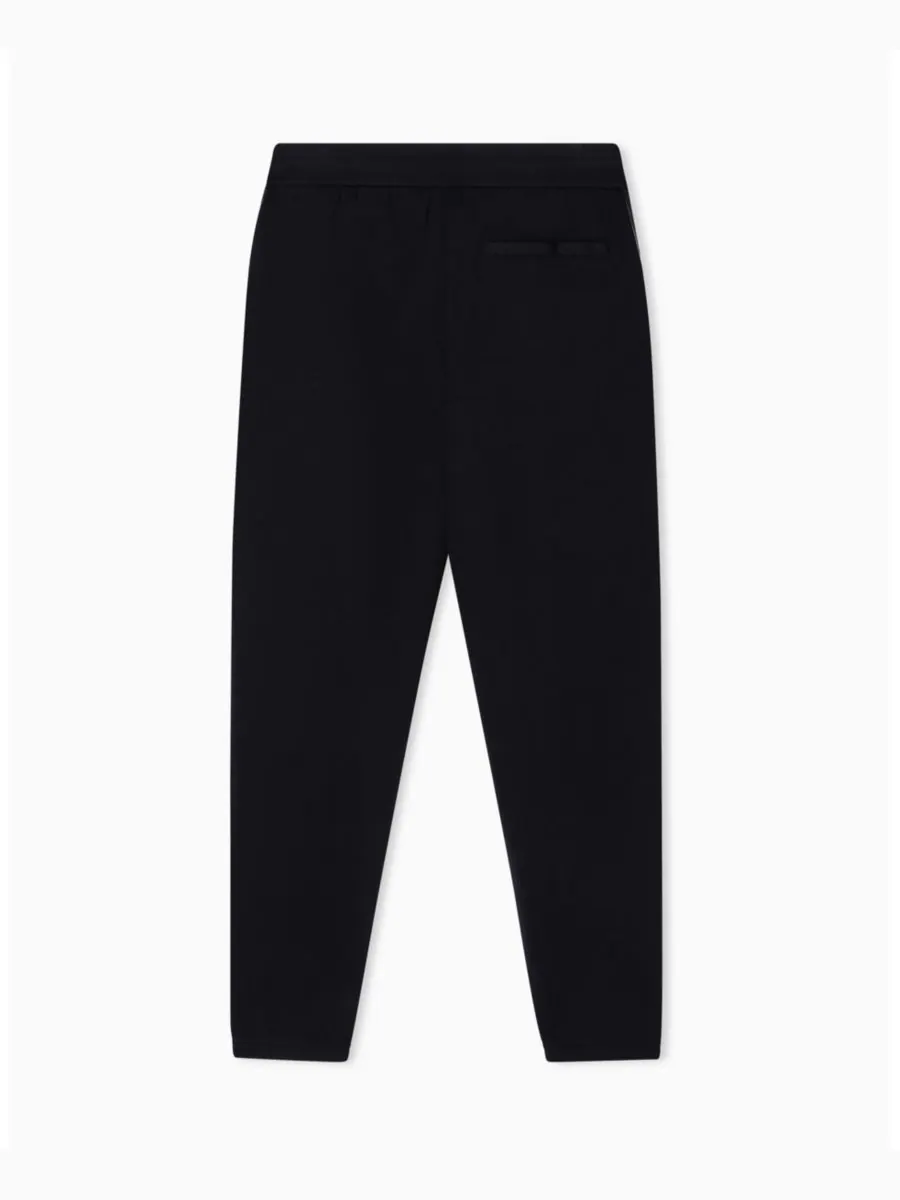 Мужские флисовые брюки из грогрена с логотипом A|X Armani Exchange — изображение 3 из 3, черный белый