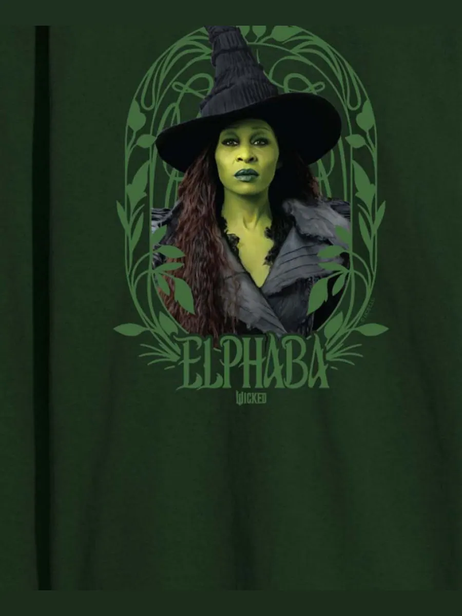 Мужская футболка с длинными рукавами Wicked Part 2 в стиле модерн с графическим принтом Эльфабы — изображение 3 из 3, зеленый