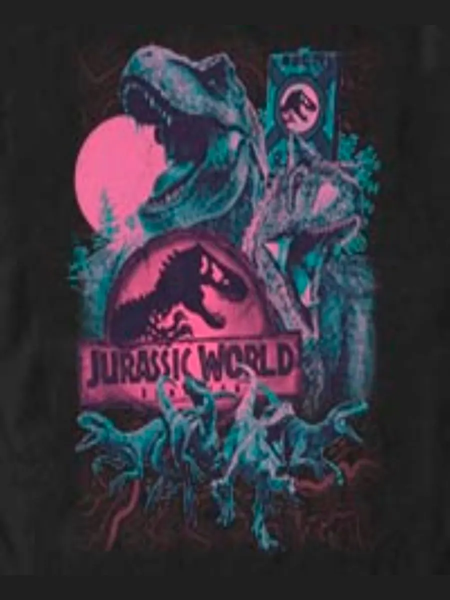 Мужская футболка с коротким рукавом "Ужасные динозавры" Fifth Sun — изображение 3 из 3, черный