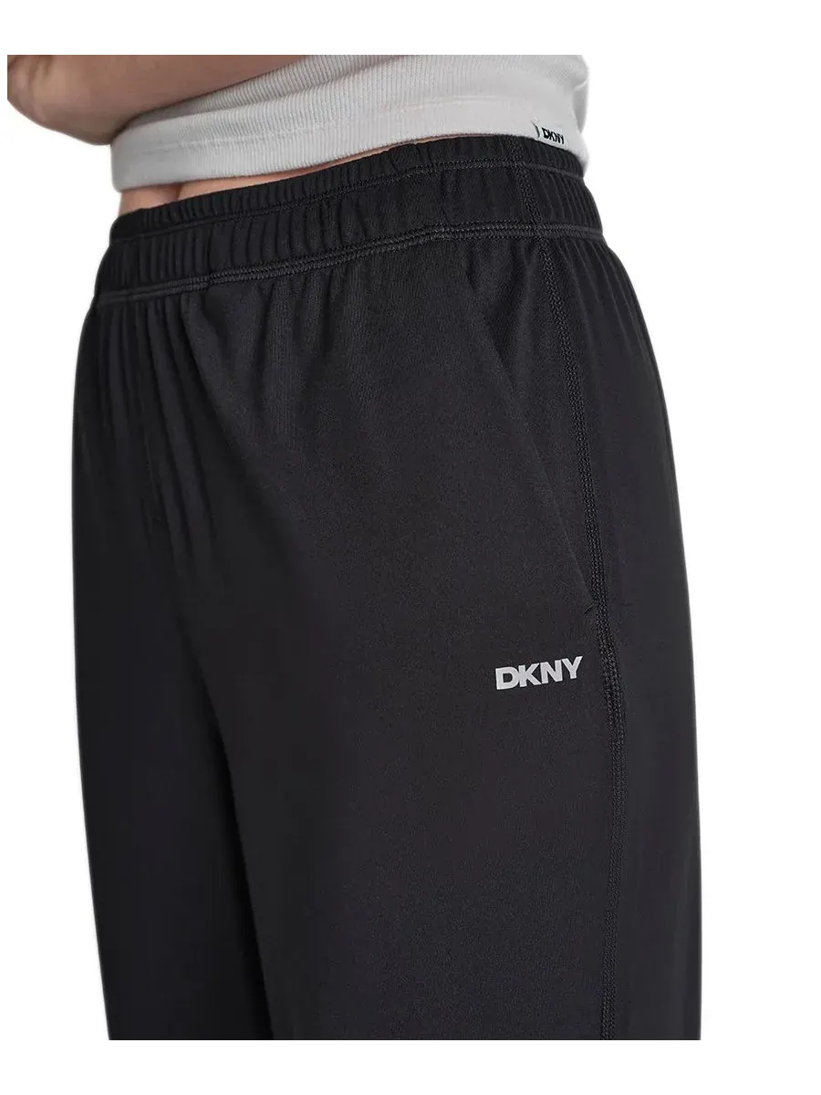 Женские компрессионные брюки Balance средней посадки прямого кроя DKNY Sport — изображение 4 из 6, черный