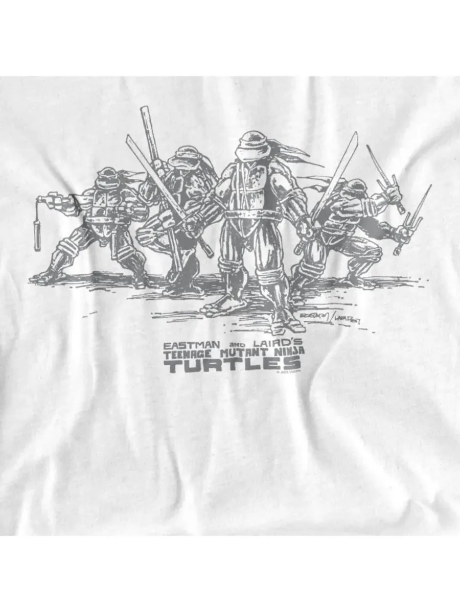 Мужская футболка Tonal Group Teenage Mutant Ninja Turtles — изображение 2 из 3, белый