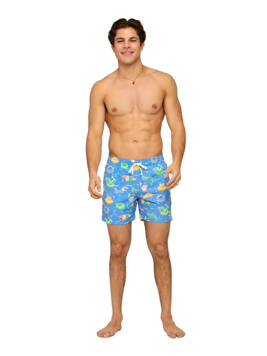 Мужские плавки The Cannonball Crews Classic 5.5 дюймов Chubbies — изображение 2 из 3, синий