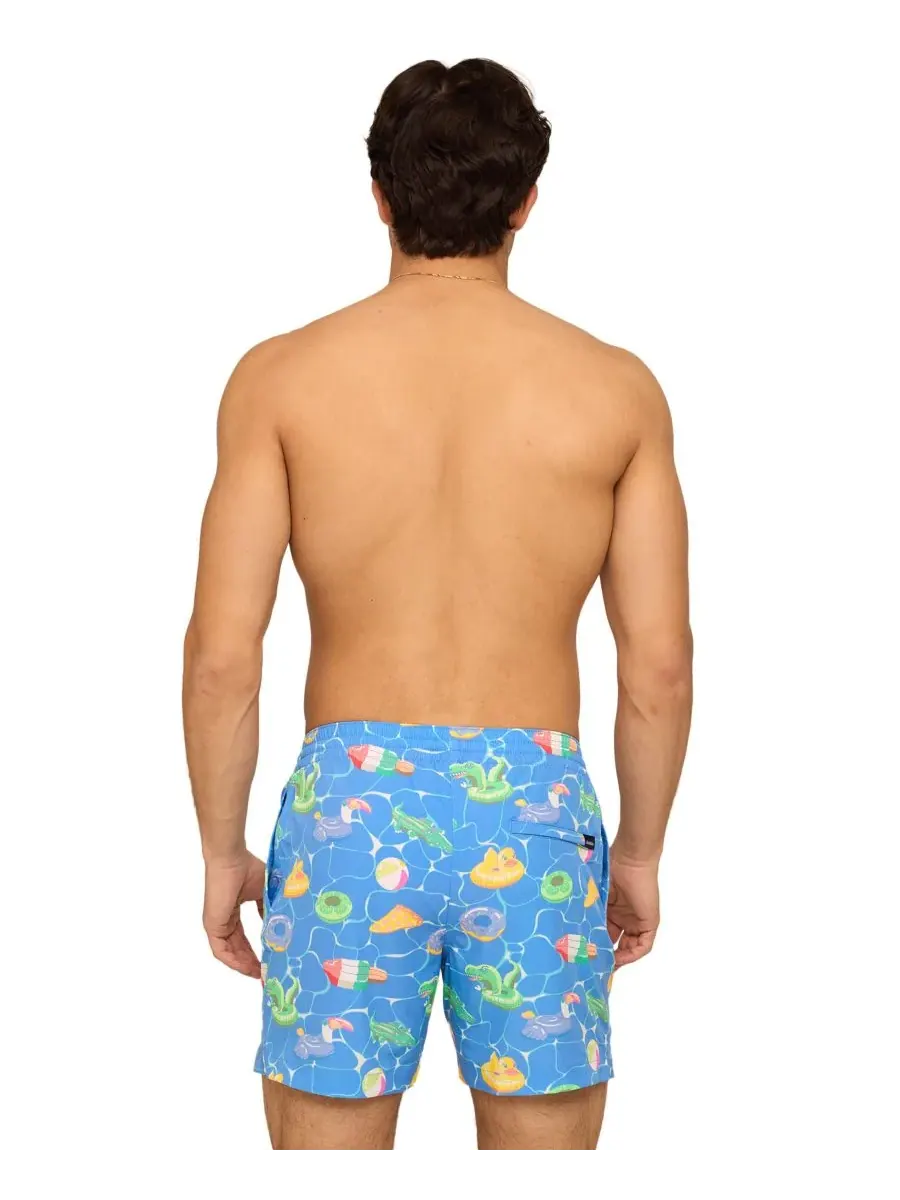 Мужские плавки The Cannonball Crews Classic 5.5 дюймов Chubbies — изображение 3 из 3, синий